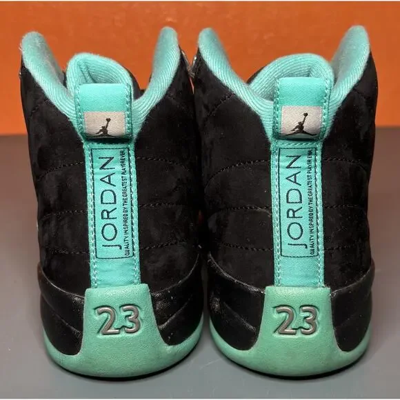 Air Jordan 12 Hyper Jade Mens Size 7 ***Pre-Owned - Picture 2 of 5